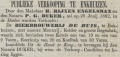 Bierbrouwerij de Buis Opregte Haarlemsche Courant 12-06-1862.JPG
