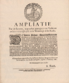 Ampliatie Van de Keuren, tegen het inwerpen van Vulnis en andre onreynigheydt in de Wateringe deses Stadts - 7 February 1687.png
